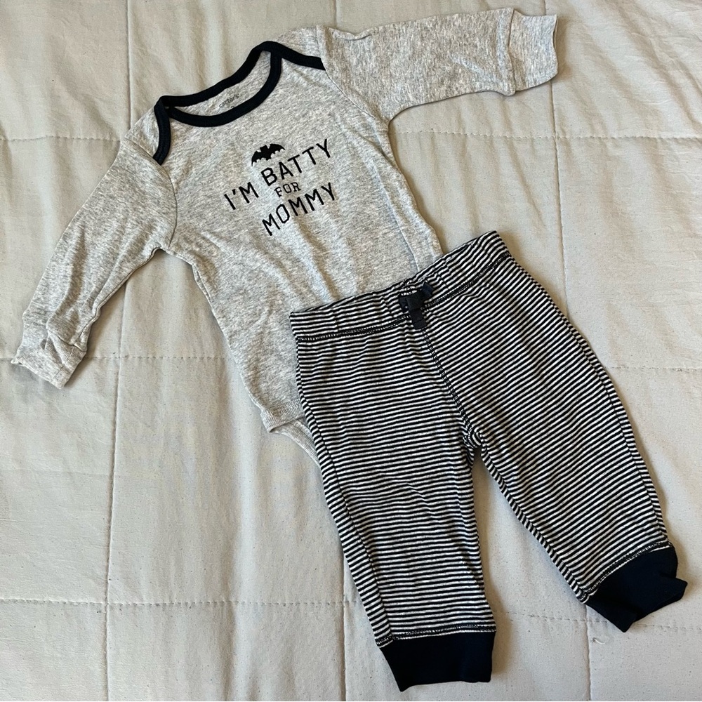 Bats Baby Outfit Set